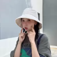 盛世尼曼姚叔叔/有分量的水洗好质感厚实耐磨帆布大檐遮阳帽渔夫帽子男女帽子