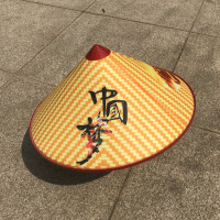 盛世尼曼防雨斗笠农民帽夏季遮阳防晒太阳帽登山钓鱼务农帽舞台表演帽凉帽帽子