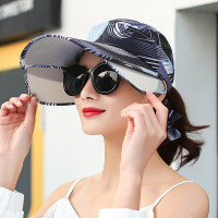 盛世尼曼韩版鸭舌帽女学生户外运动骑车空顶帽夏天遮阳防晒紫外线太阳帽子