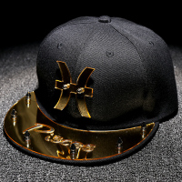 盛世尼曼12十二星座帽子潮男射手座棒球帽处女座鸭舌帽大码个性平沿嘻哈帽