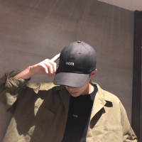 盛世尼曼欧美高街潮人刺绣软顶鸭舌帽子男女休闲百搭棒球帽秋冬韩版嘻哈帽