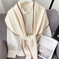 盛世尼曼夏季空调房办公室护颈脖子颈椎保暖披肩防晒针织小坎肩外搭围巾