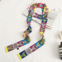 盛世尼曼细窄长条小丝巾女春秋百搭长款薄装饰领巾长围巾脖子上的绑带腰带