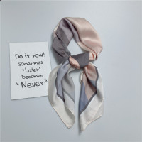 盛世尼曼温柔配饰丝巾百搭方巾线条感丝巾装饰休闲小领巾优雅配饰大方巾