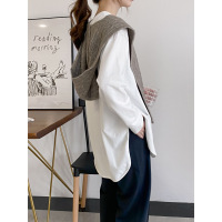 盛世尼曼连体帽子围巾一体女冬季韩版百搭针织毛线帽秋冬毛衣小披肩外搭