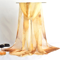 盛世尼曼韩版丝巾女春秋夏季防晒围脖百搭沙滩巾乔其纱巾薄款披肩学生围巾