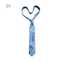 盛世曼尼礼盒装 雪纺印花领带男女ins潮 复古港风文艺 衬衫配件 日系 青春