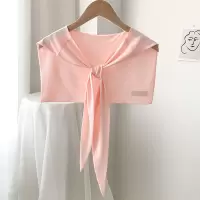盛世尼曼夏季防晒搭肩冰丝纯色小披肩外搭懒人丝巾围巾女空调房护颈椎薄款