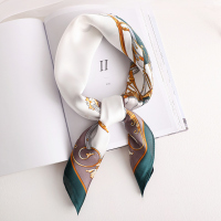 盛世尼曼韩版新款丝巾小方巾女春秋薄百搭文艺韩国小领巾洋气装饰发带头巾