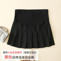 盛世尼曼新款孕妇半身裙春秋冬款 孕妇短裙a字百褶裙夏季托腹打底裙子潮妈