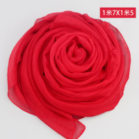 盛世尼曼大红丝巾沙滩披肩围巾披风春秋洋气时尚薄纱巾女百搭外搭妈妈夏季