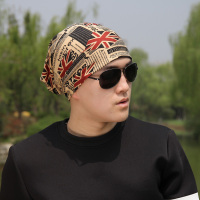 盛世尼曼帽子男士薄款包头堆堆帽潮牌头巾帽韩黛俪春夏秋嘻哈青年学生睡帽