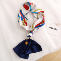 盛世尼曼韩版细窄长条小丝巾女洋气时尚百搭丝巾春秋季薄领巾围巾职业方巾