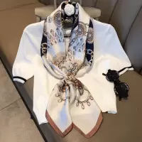 盛世尼曼洋气超大方巾女百搭小丝巾春秋季薄围巾新款纱巾装饰领巾空姐披肩