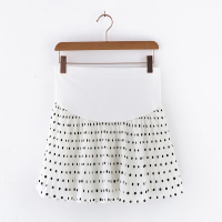 盛世尼曼孕妇裙子夏装2021新款韩版休闲波点裙百褶半身裙托腹短裙外穿潮妈