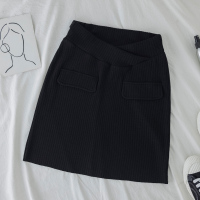 盛世尼曼韩国2021春装新款孕妇半身裙低腰托腹针织裙子冬季半裙短裙打底裙