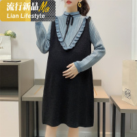 shengshi孕妇网红套装时尚20新装连衣裙上衣针织衫中
