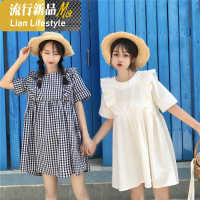 shengshi孕妇裙20新连衣裙小个子时尚洋气孕妇装连衣裙仙超仙