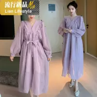 shengshi潮妈孕妇装20年装新长裙装时尚级感连衣裙子孕晚期