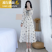 shengshi潮妈孕妇装长裙装超仙20年早装新小清新碎花连衣裙子