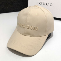 盛世尼曼卡其色帽子女鸭舌帽女士帽子时尚潮2020新款字母学生百搭棒球帽子