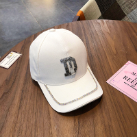 盛世尼曼帽子女韩版潮镶钻字母鸭舌帽春夏时尚百搭遮阳帽夏天太阳帽棒球帽