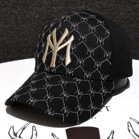 盛世尼曼鸭舌帽女小众潮牌硬顶立体网红时尚新款洋气女帽棒球气质黑色帽子