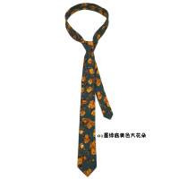 盛世尼曼2020新品复古趣味创意韩版碎花条纹棉布磨毛长款衬衫领带女手打款领带