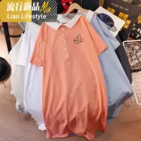 shengshi大码200斤孕妇装潮辣妈个性T恤裙子20中连衣裙