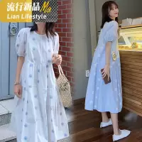 shengshi孕妇装上衣20新时尚网红级感天裙子洋气孕妇连衣裙