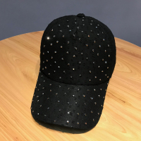 盛世尼曼2019夏天帽子女时尚水钻贴钻棒球帽春秋出游遮阳鸭舌帽户外太阳帽