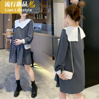 shengshigel妈咪~孕妇装装时尚洋气娃娃小个子减龄孕妇连衣裙潮