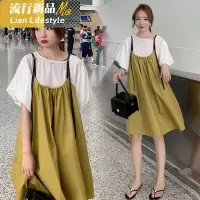 shengshi孕妇装套装外出时尚潮20网红洋气背孕妇装连衣裙