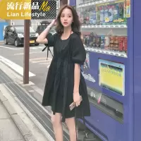 shengshi孕妇装新显瘦遮肚子连衣裙时尚宽松潮辣妈个性孕妇装