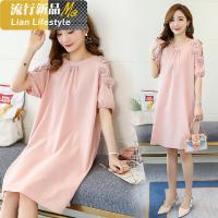 shengshi孕妇装网红套装时尚装新大码蕾丝连衣裙上衣中