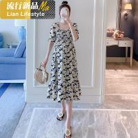 shengshi孕妇装装连衣裙2020新时尚碎花中雪纺孕妇裙子辣妈潮