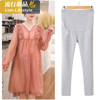 shengshi孕妇装连衣裙20年韩版时尚两件套潮妈洋气显瘦遮肚雪纺裙