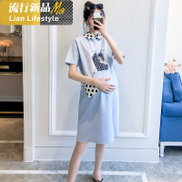 shengshi孕妇装连衣裙可爱波点上衣时尚天宽松减龄裙子