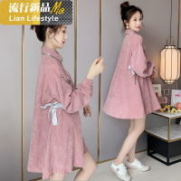 shengshi孕妇装连衣裙网红套装外出时尚潮妈装20新上衣