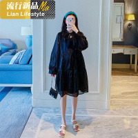 shengshi孕妇连衣裙20新洋气宽松字裙遮肚不显妇装装上衣