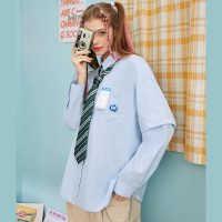 盛世曼尼UNIFREE学院风条纹简约2021年春季新款女式清新潮流休闲时尚领带