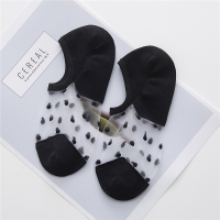 盛世尼曼夏天可爱隐形袜船袜玻璃水晶丝袜女日系夏季薄款棉浅口短袜子袜子