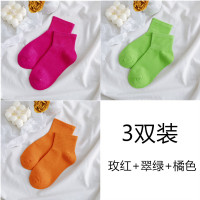 盛世尼曼袜子女短袜浅口棉低帮日系韩国可爱潮春夏薄款学院风黑色船袜女