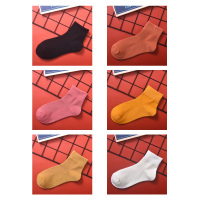 盛世尼曼袜子女士棉中筒袜夏季薄款透气网眼袜夏天色中腰高筒袜长袜潮袜子