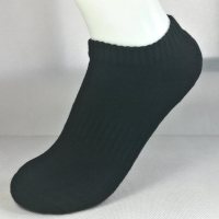 盛世尼曼棉加厚白黑色男女船短吸汗耐磨跑步训练毛巾底运动袜子