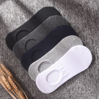 盛世尼曼棉半隐形袜子夏季薄款浅口短袜底夏天色白色红色男棉船袜潮