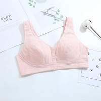盛世尼曼前扣加大码少女内衣女胖MM初中学生200斤高中生文胸衣防下垂定型胸罩