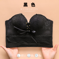 盛世尼曼聚拢隐形胸贴女婚纱用礼服抹胸罩上托无钢圈无肩带可拆卸充气文胸胸罩