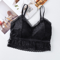 盛世尼曼女士裹胸挡蕾丝抹胸防走光花边薄款吊带打底内搭纹胸女两用美背夏胸罩
