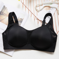 盛世尼曼大码运动内衣女薄款大胸显小无钢圈文胸罩调整型聚拢收副乳全罩杯